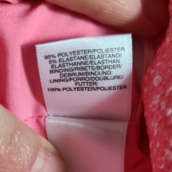 RACHEL ROY Addie Pink And White Speckled Sequin Sleeveless Top Size Medium - Picture 4 of 14